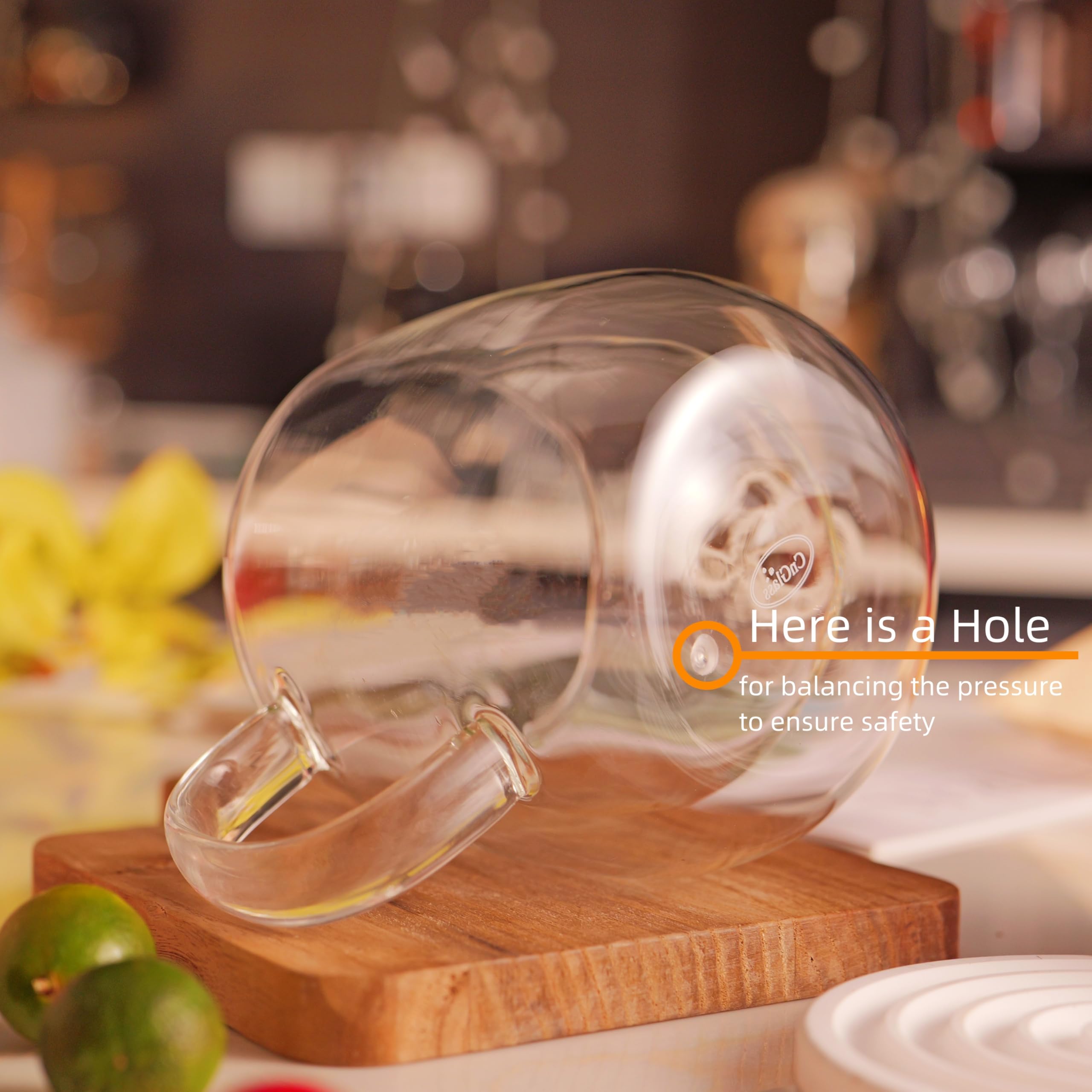 CNGLASS mug in dishwasher rack demonstrating easy cleanup