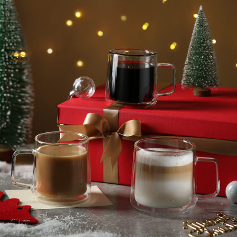 CNGLASS iced coffee with no condensation, keeps surfaces dry