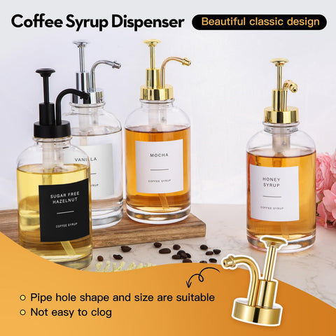 CNWSGEM bottles in a coffee bar arranging syrups for fast service