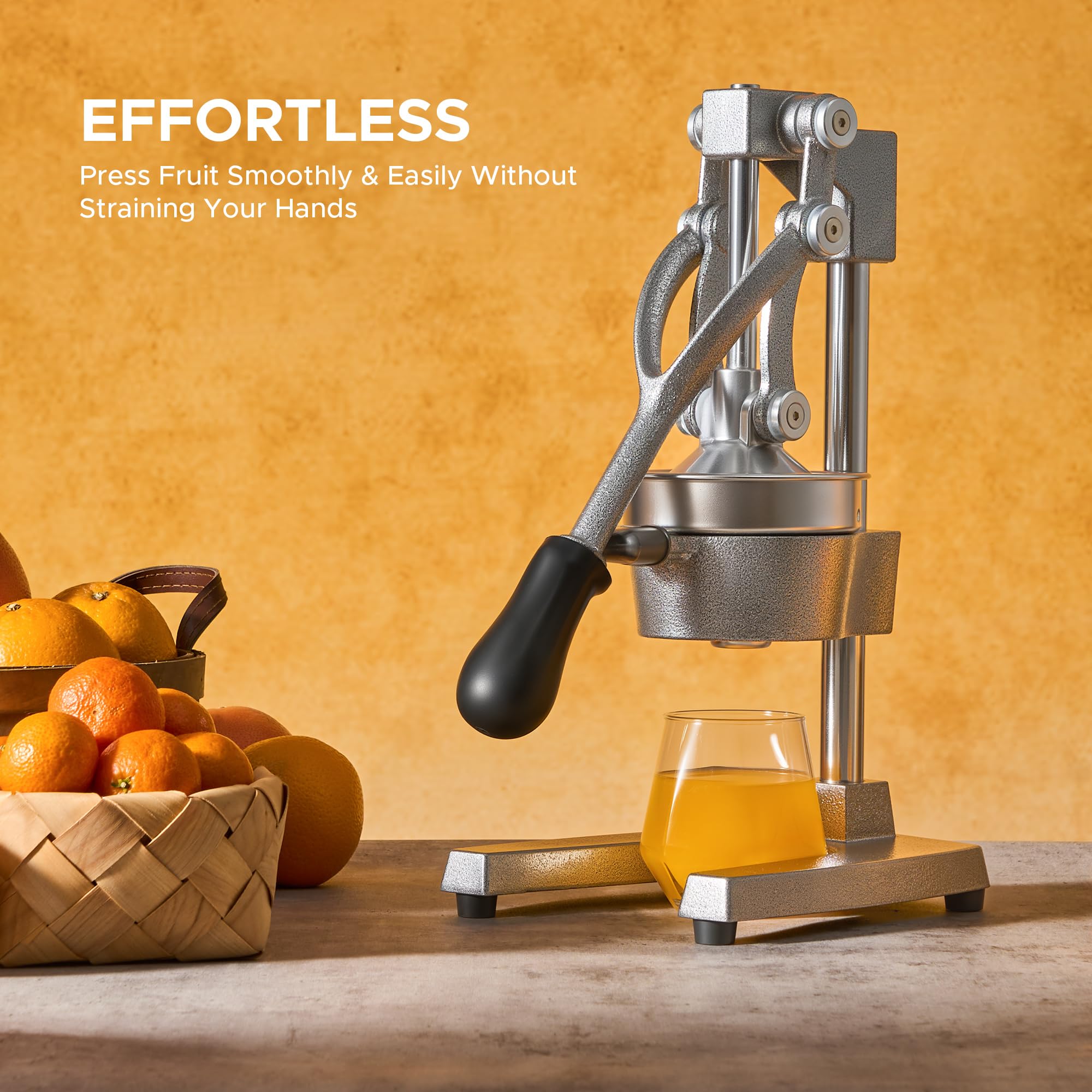 CO-Z pressing pomegranate half to extract seeds-free juice efficiently