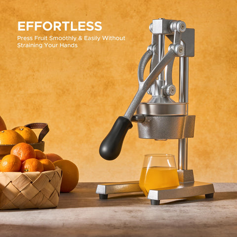 CO-Z pressing pomegranate half to extract seeds-free juice efficiently