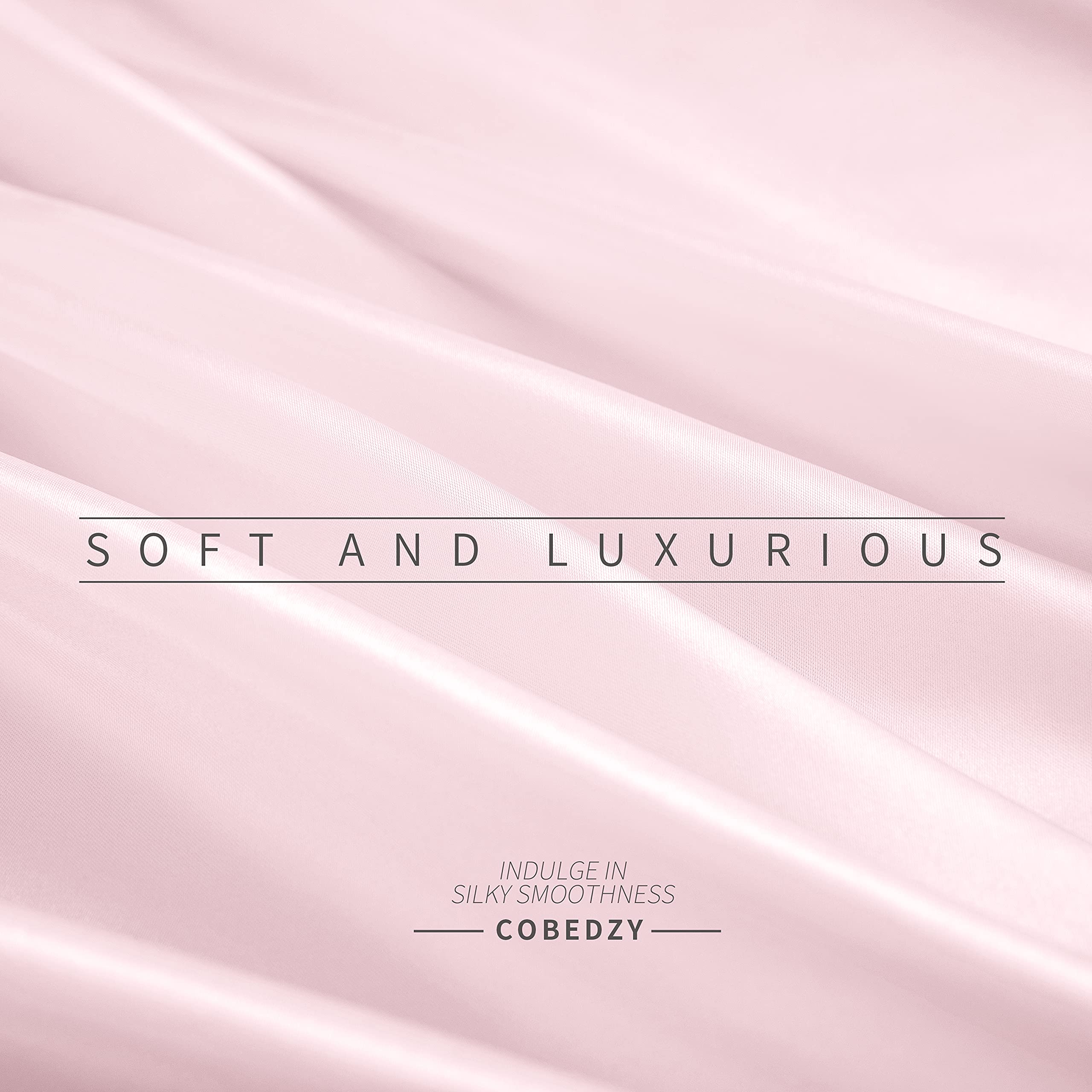 Cobedzy bedroom lifestyle blush setting, offers visual of elegant bedroom upgrade