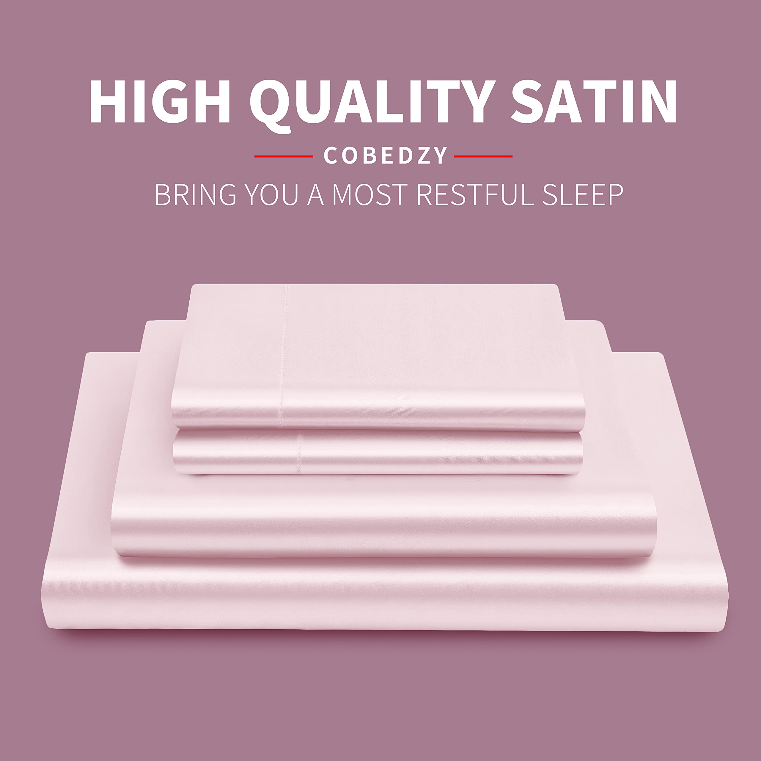 Cobedzy fitted sheet deep pocket detail, ensures secure fit on thick mattresses