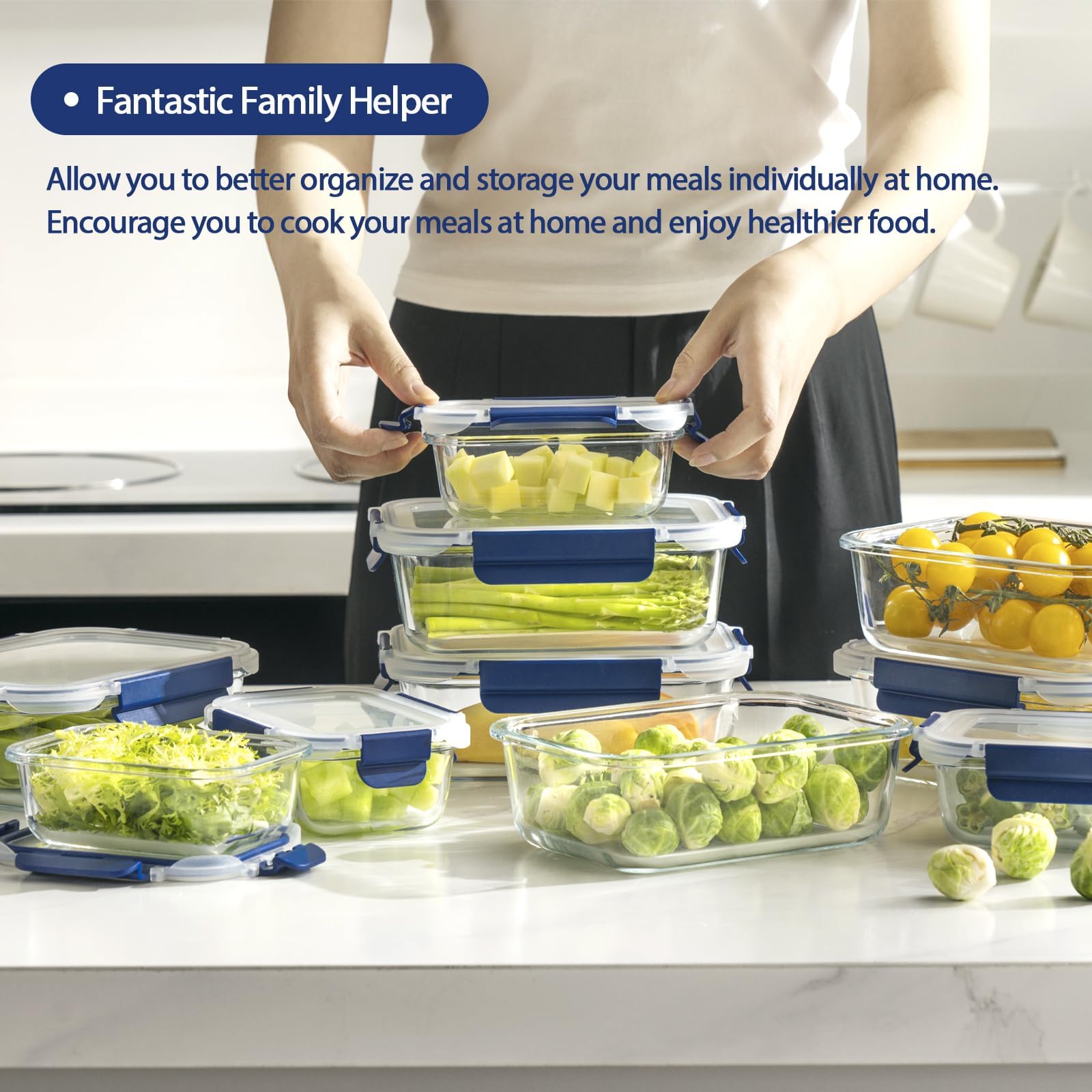 coccot stacked glass bases demonstrating space-saving organization