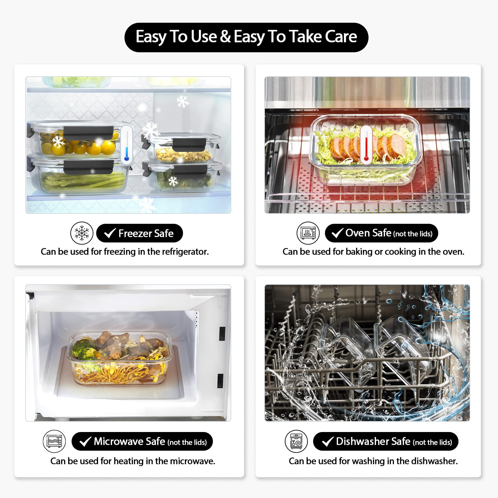 coccot stackable storage in fridge maximizes shelf space