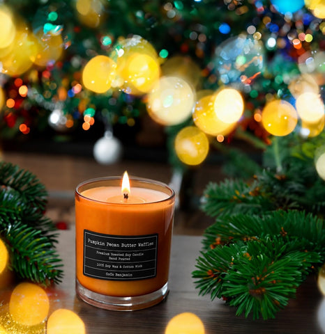 CoCo Benjamin cotton-core wick detail primed with vegetable oil for clean, low-soot burn