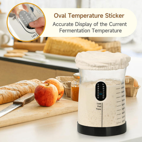 COCO BIRD starter jar in use on countertop for convenient feeding