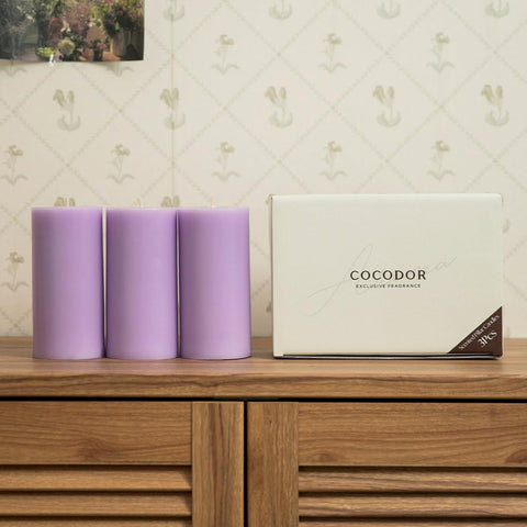 Cocod'or wick and flame detail demonstrating clean, steady burn for safety and consistency