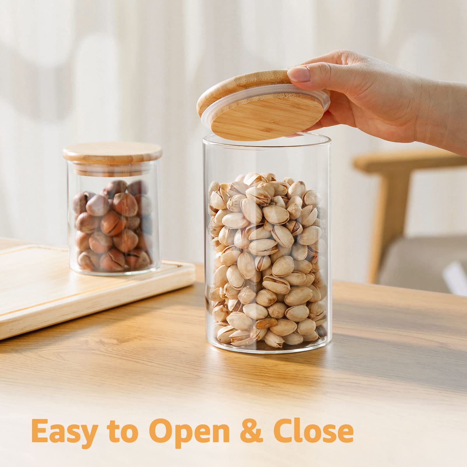 COCOYA jar filled with coffee beans preserving aroma and freshness