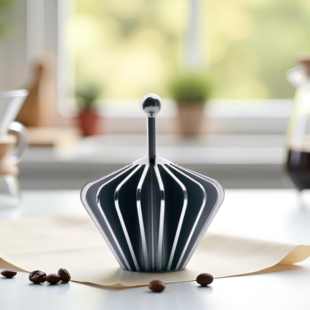 codale on a breakfast table with pour-over setup, enhances ritual and consistency