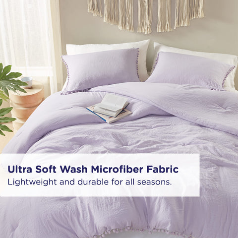 Codi comforter on twin bed lifestyle shot showing cozy layered styling benefit