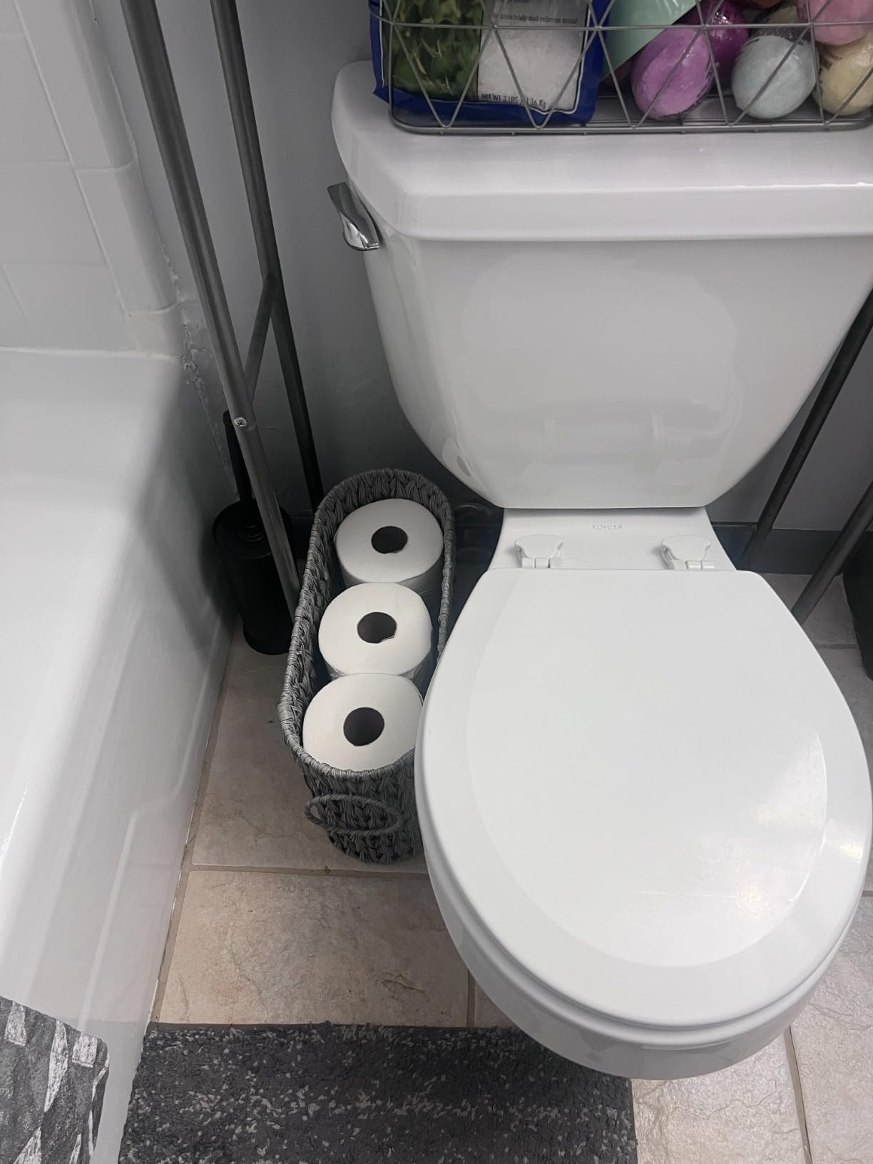 Coeusy side profile highlighting slim design that saves floor space and fits narrow gaps