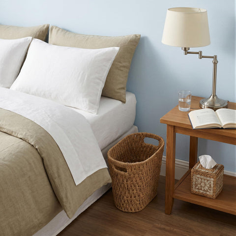 Coeusy close-up of paper rope texture highlighting odor-free woven finish