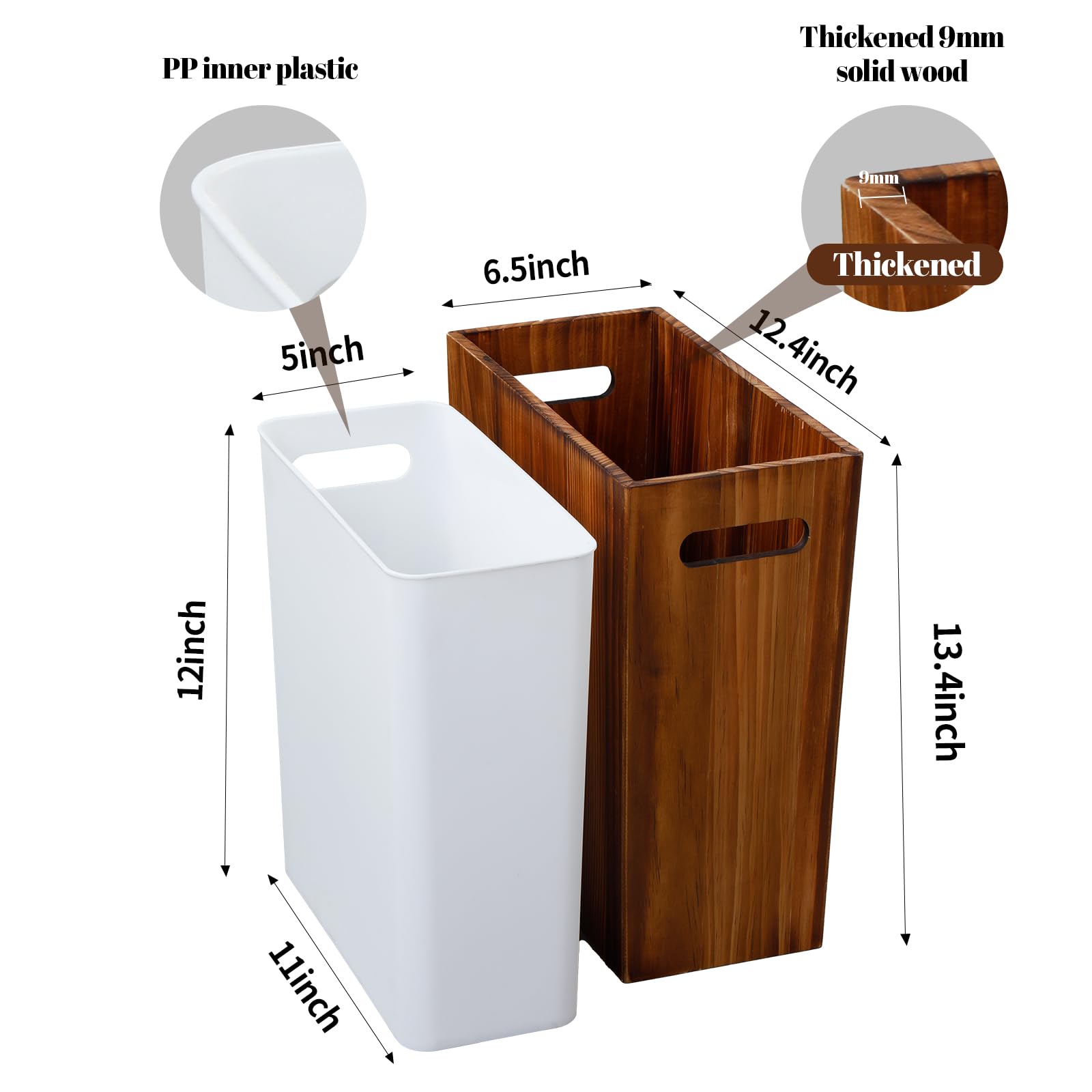 Coeusy side profile slim fit fits narrow bathroom spaces