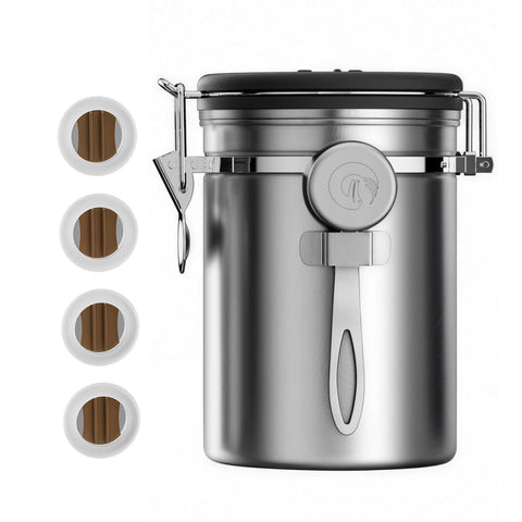 Coffee Gator lid and one-way freshness valve close-up illustrating CO₂ venting to preserve aroma