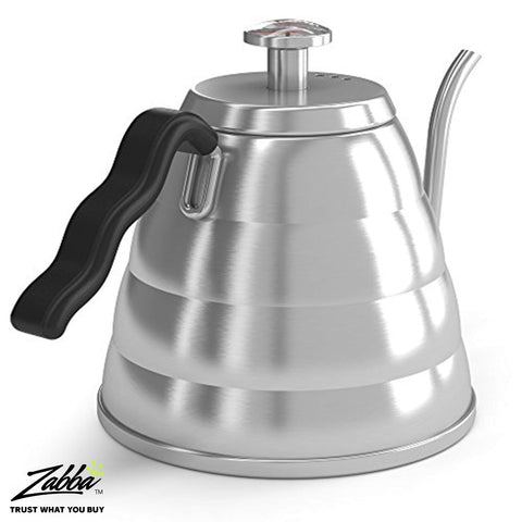 Coffee Gator next to mug to show 34oz capacity and serving scale