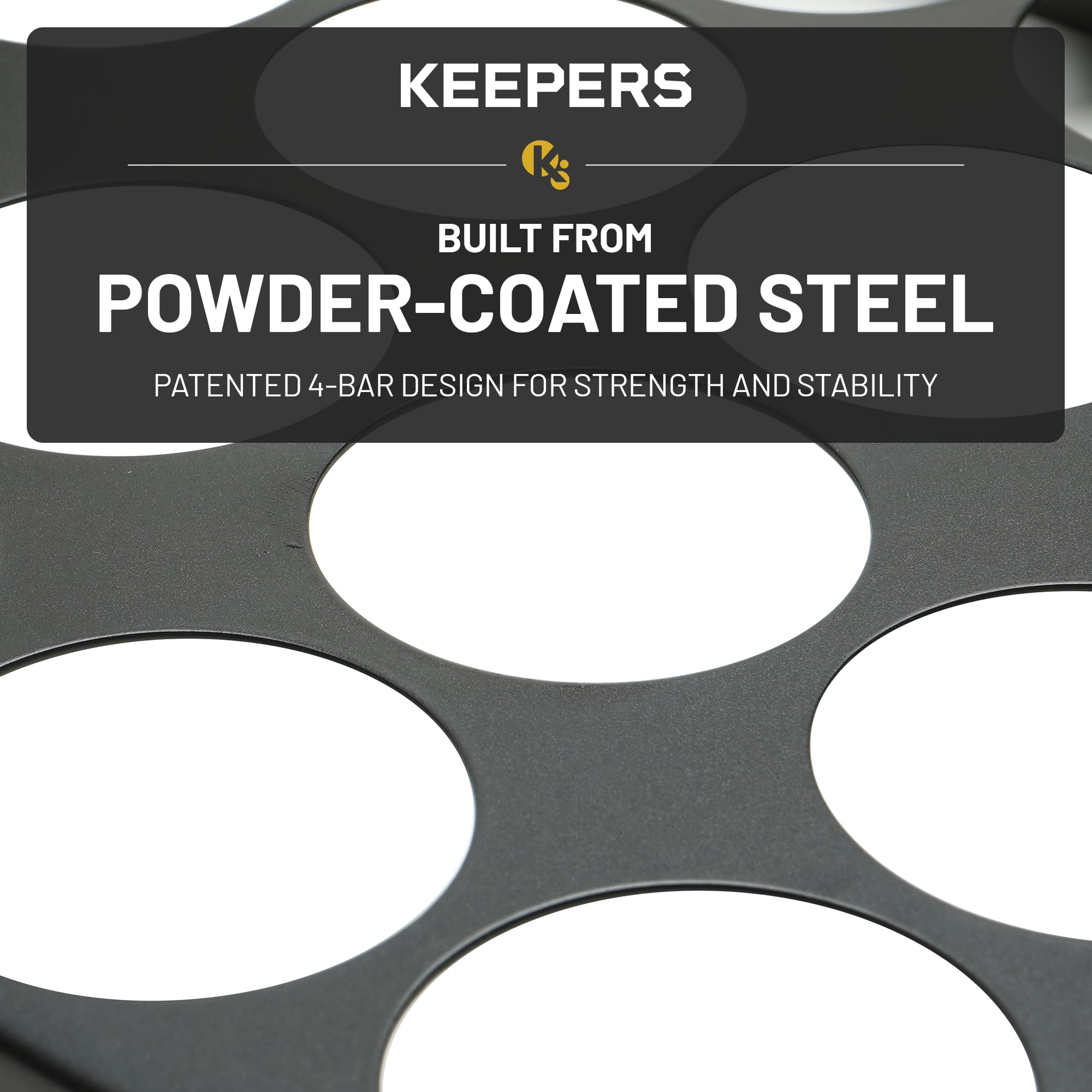 COFFEEKEEPERS open with hand reaching to show effortless pod access