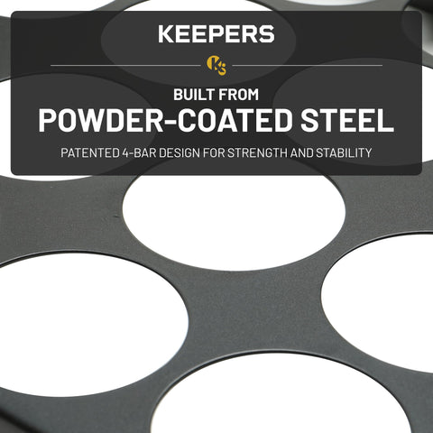 COFFEEKEEPERS open with hand reaching to show effortless pod access