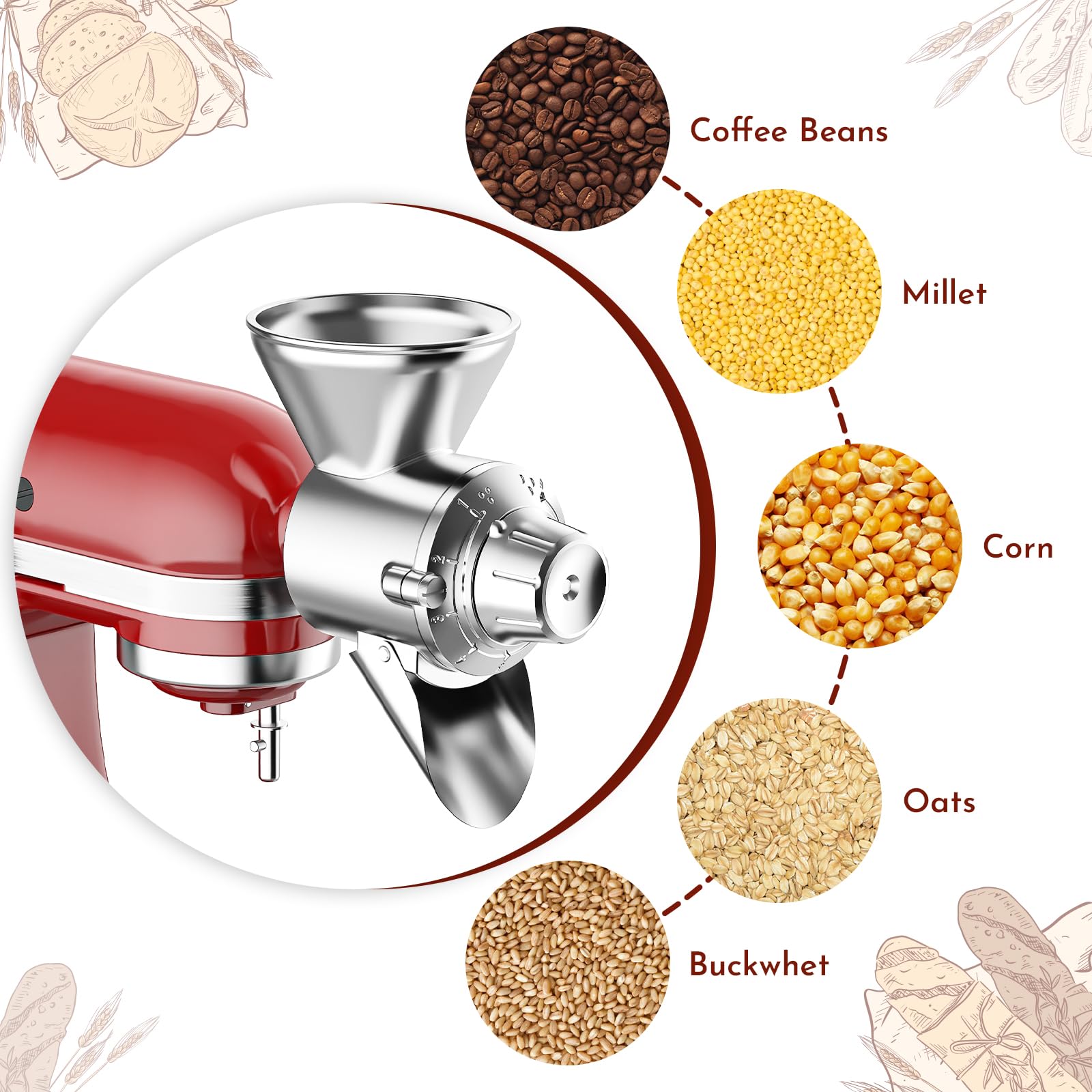 COFUN freshly milled flour in a bowl highlighting fresh-flour flavor and baking quality