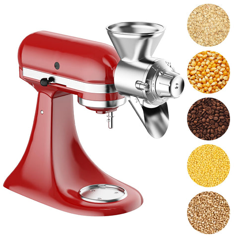 COFUN front view of mill attachment showing sleek die-cast body and hopper for fast milling