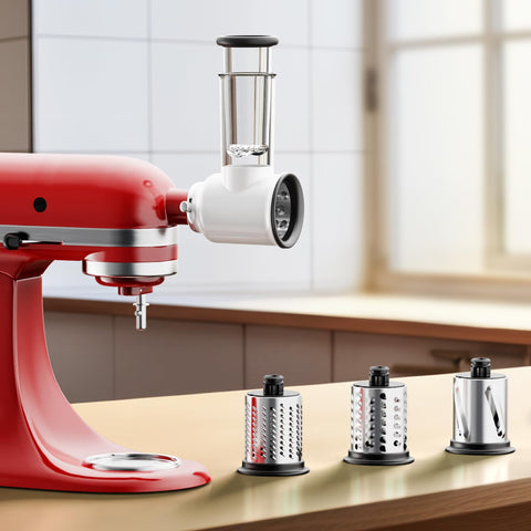 Cofun stainless-steel drums detail highlighting sharp 360-degree blades for consistent shredding