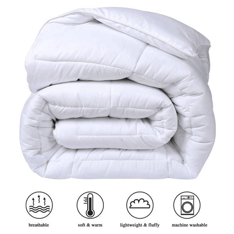 COHOME close-up of soft polyester cover texture for breathable comfort