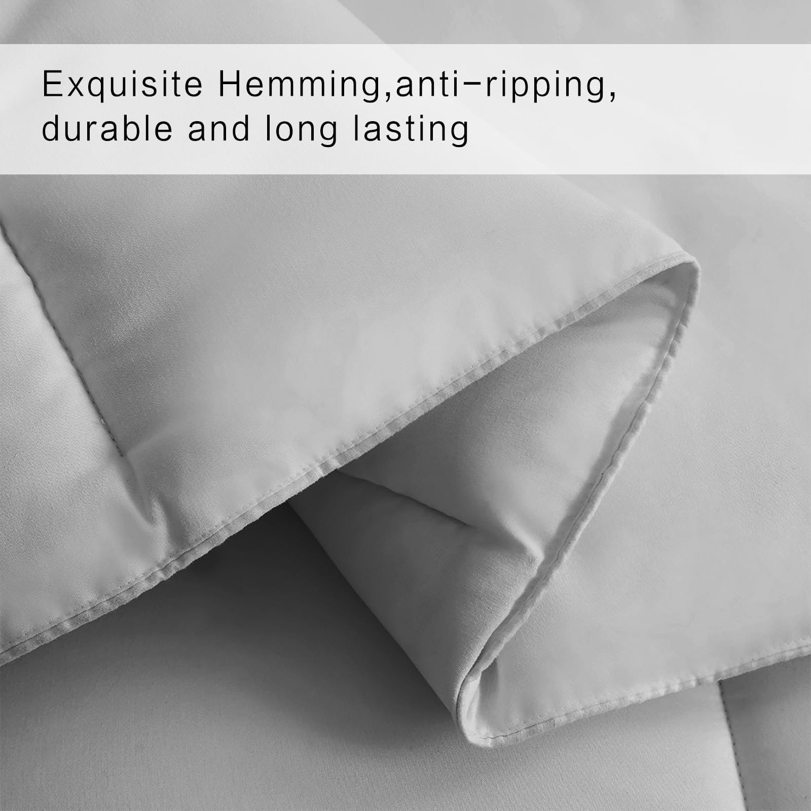 COHOME corner tab close-up demonstrating secure duvet attachment benefit