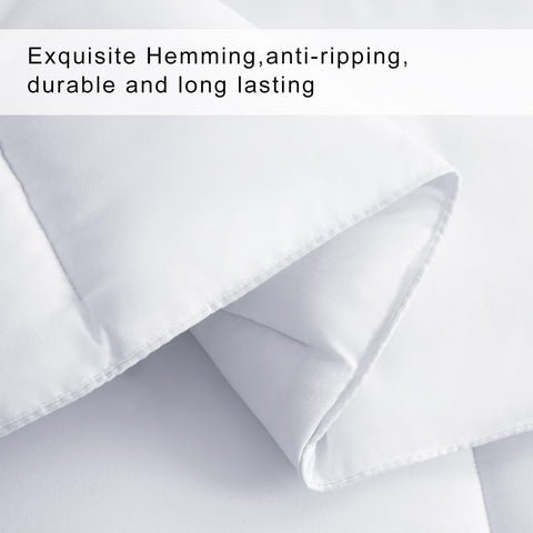 COHOME on a styled bed showing how it dresses a room and adds comfort