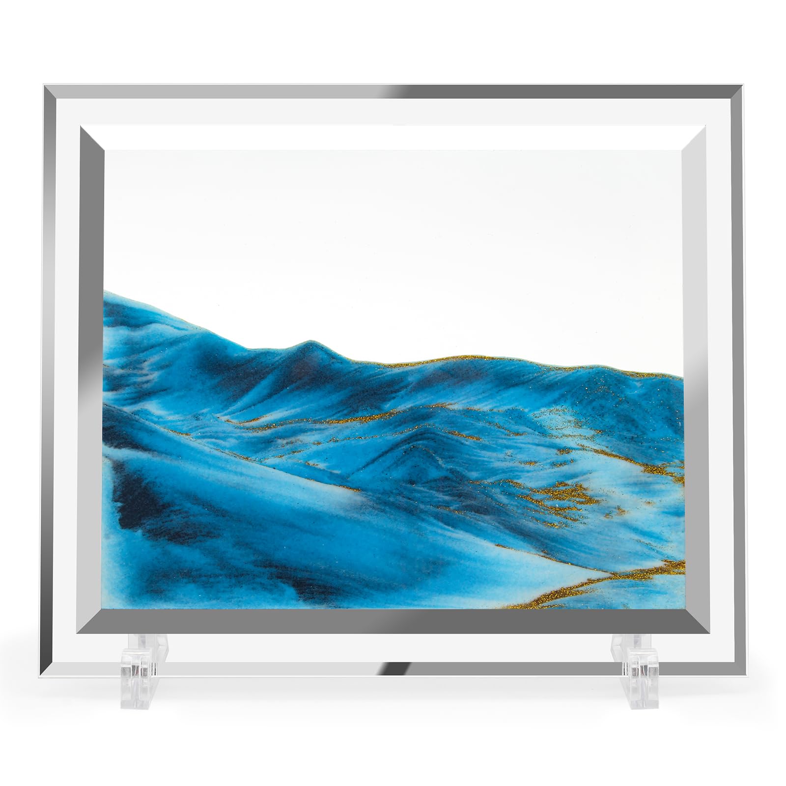 Coitak front view of sand art showing calming landscape patterns and decor appeal