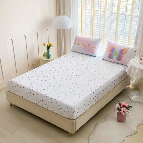 Cokouchyi bedding on made twin bed lifestyle scene benefit: shows full-room styling