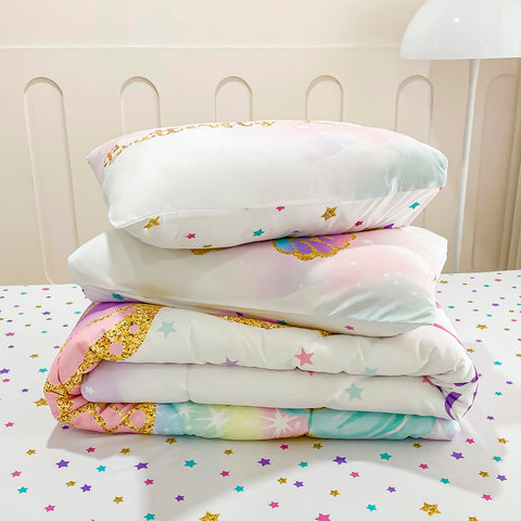 Cokouchyi comforter packaging unboxed showing decompression benefit: quick fluff recovery