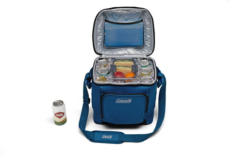 Coleman Chiller on beach with drinks inside showing Coleman keeps refreshments chilled outdoors