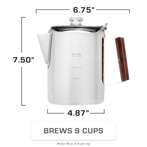 COLETTI Bozeman brewing over campfire, outdoor brewing convenience and ruggedness