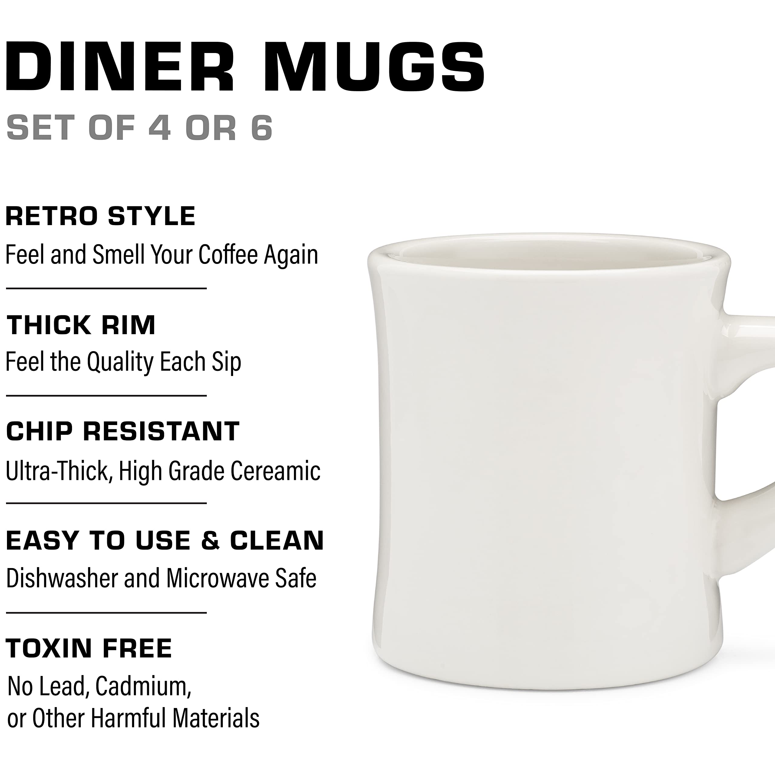 COLETTI mug handle detail showing comfortable grip for steady holding