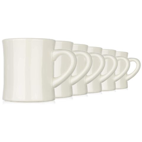 COLETTI mug beside espresso cup for scale showing true-to-size portioning