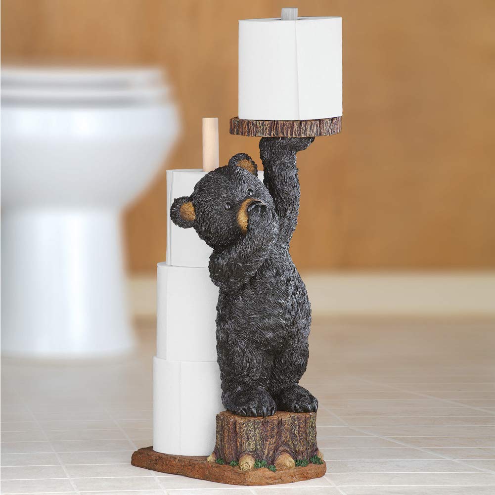 Collections Etc Aurrra in-bathroom lifestyle showing scale and decorative storage benefit
