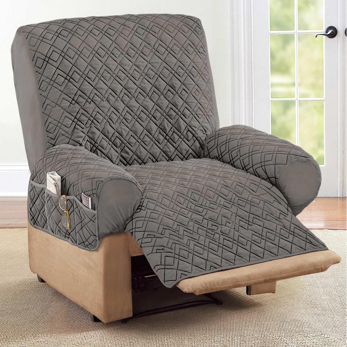 Collections Etc close-up of diamond quilt texture highlighting cushioned comfort