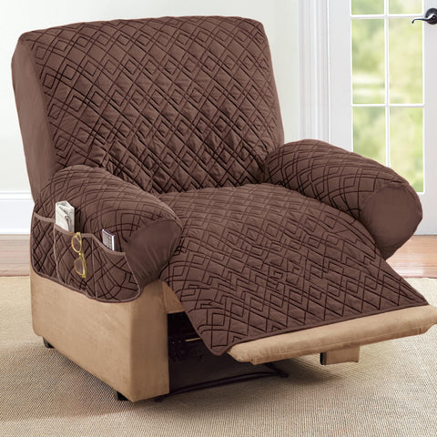 Collections Etc close-up diamond quilted texture showing cushioned durability benefit
