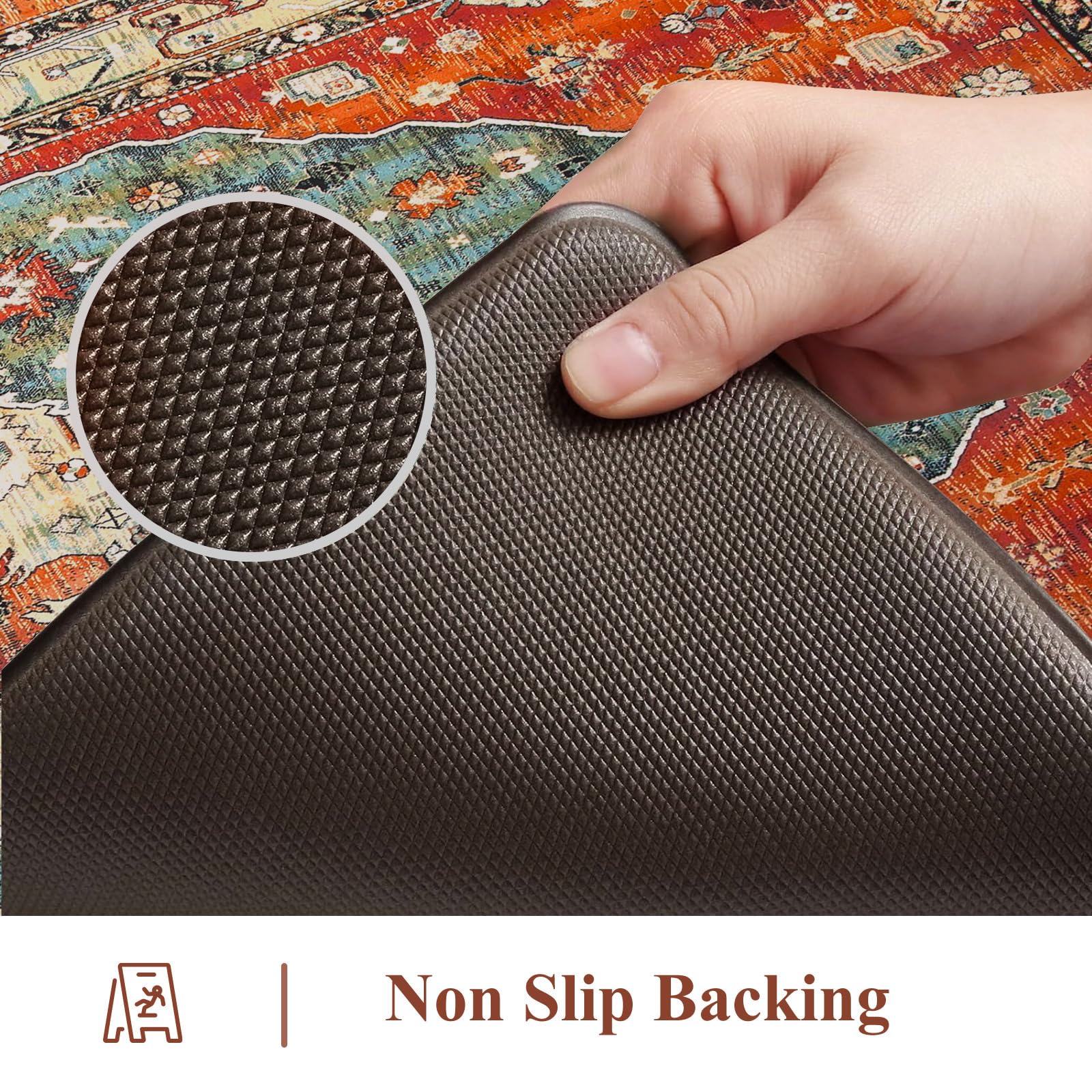 Collive rug next to chair showing size and scale for room planning