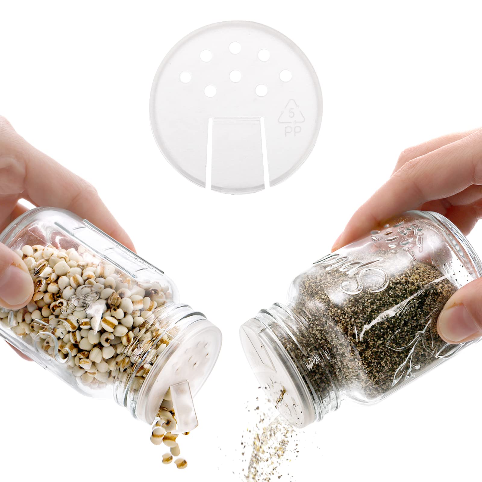 Coloch hand holding jar to show compact 4 oz size and portability