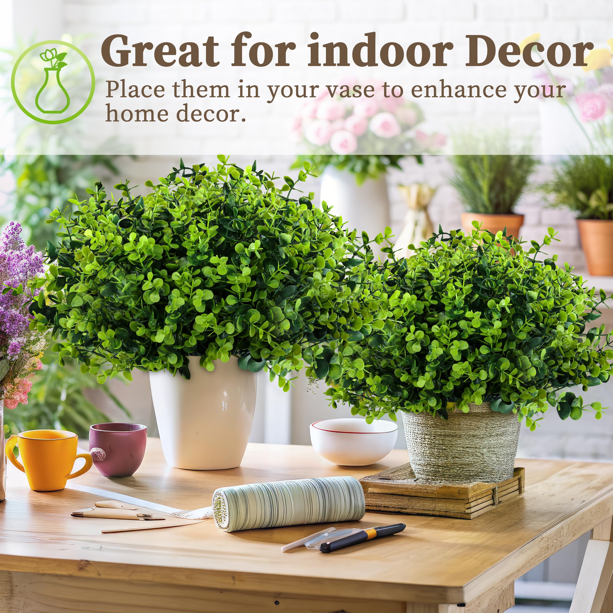 ColoPlay arranged in a pot showing instant no-maintenance greenery benefit