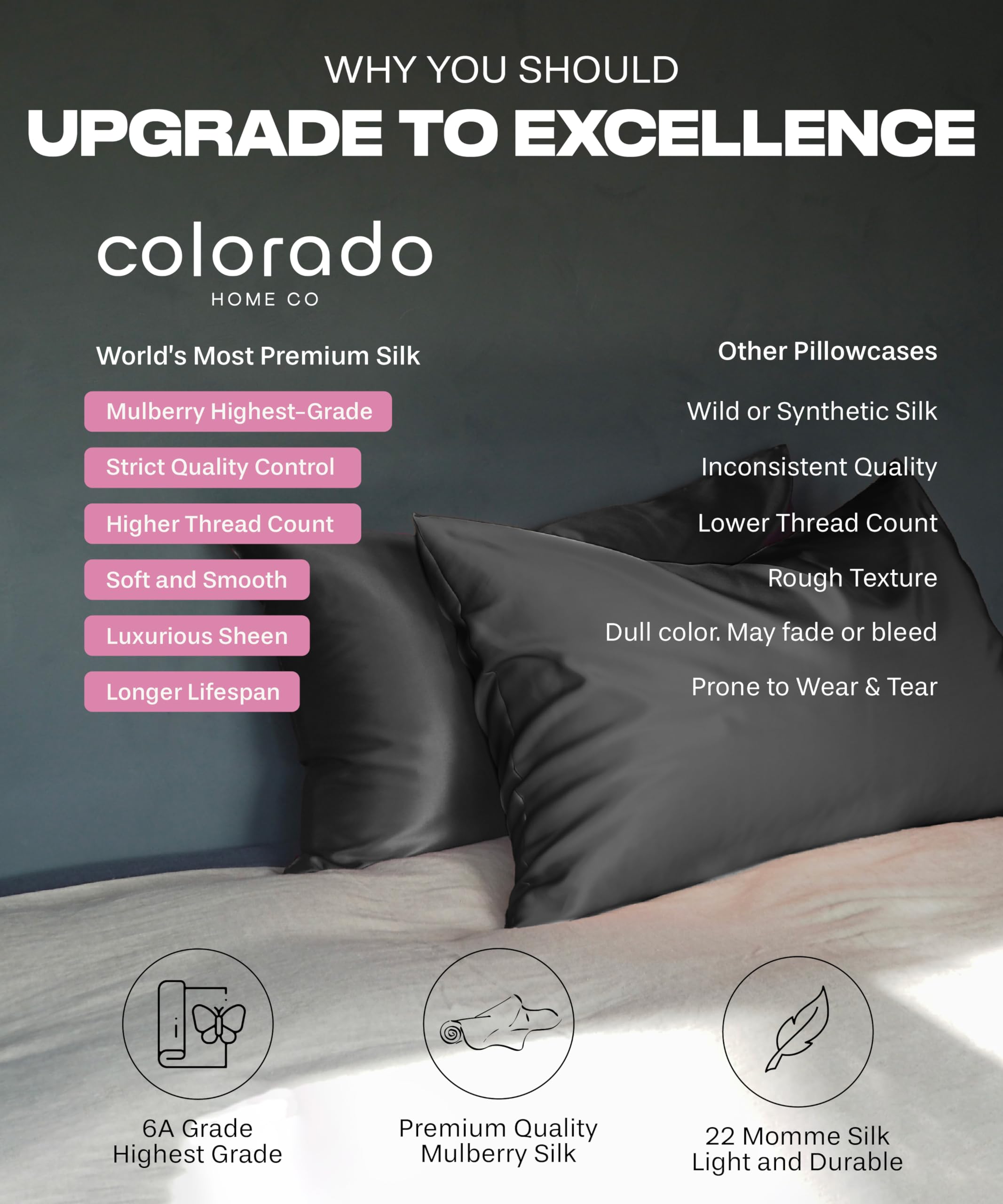 Colorado Home Co SUNDAYSILKS folded in luxury box as gift-ready presentation for special occasions