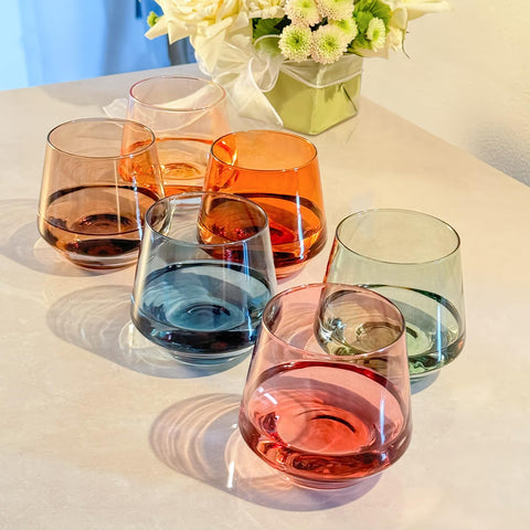 Colorsavant multi-color set displayed in a cabinet for decorative storage appeal