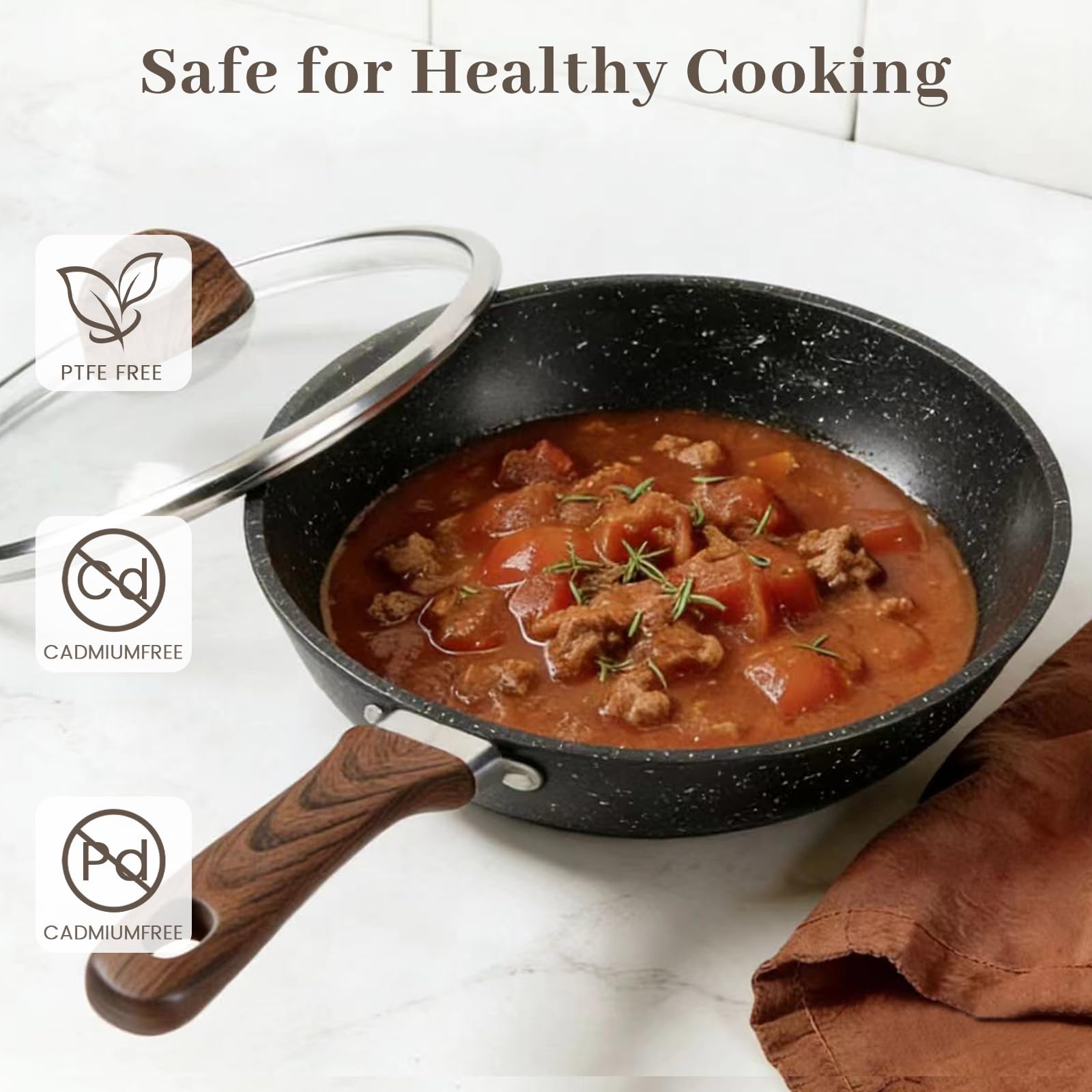 Colourcoco included spatula colander and four trivet mats showing ready-to-use convenience