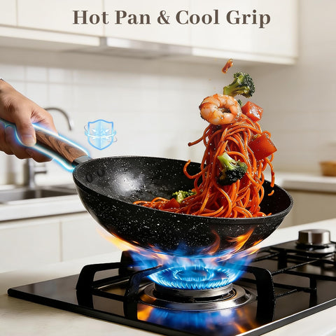 Colourcoco pan inside oven with frittata showing oven-safe use up to 500°F