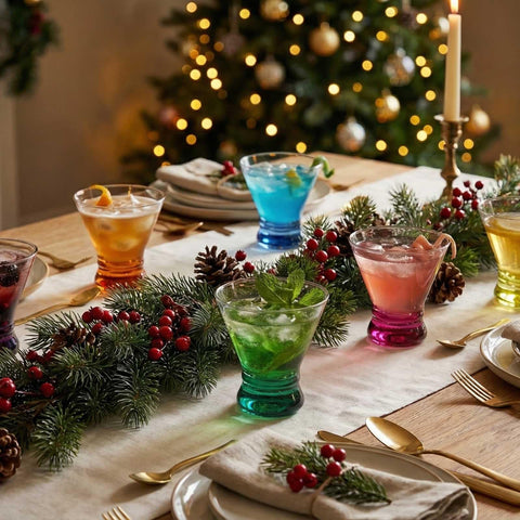 ColoVie glass beside a measuring spoon showing the 8oz size scale
