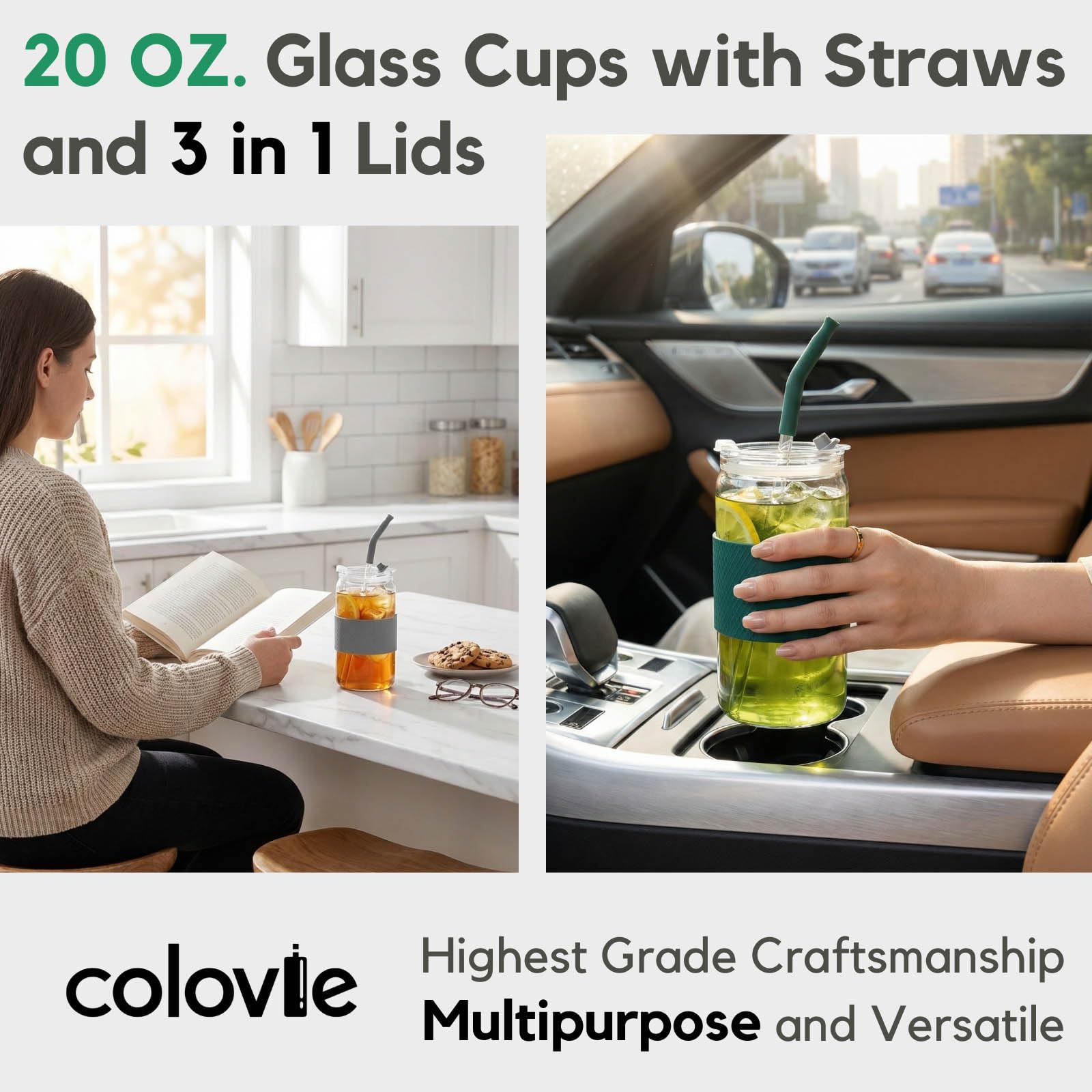 ColoVie colorful silicone sleeve array improving identification and grip