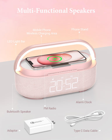 COLSUR phone in holder charging wirelessly, keeps device upright