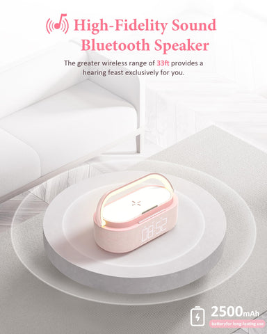 COLSUR top view of 15W wireless charging pad, charges devices quickly
