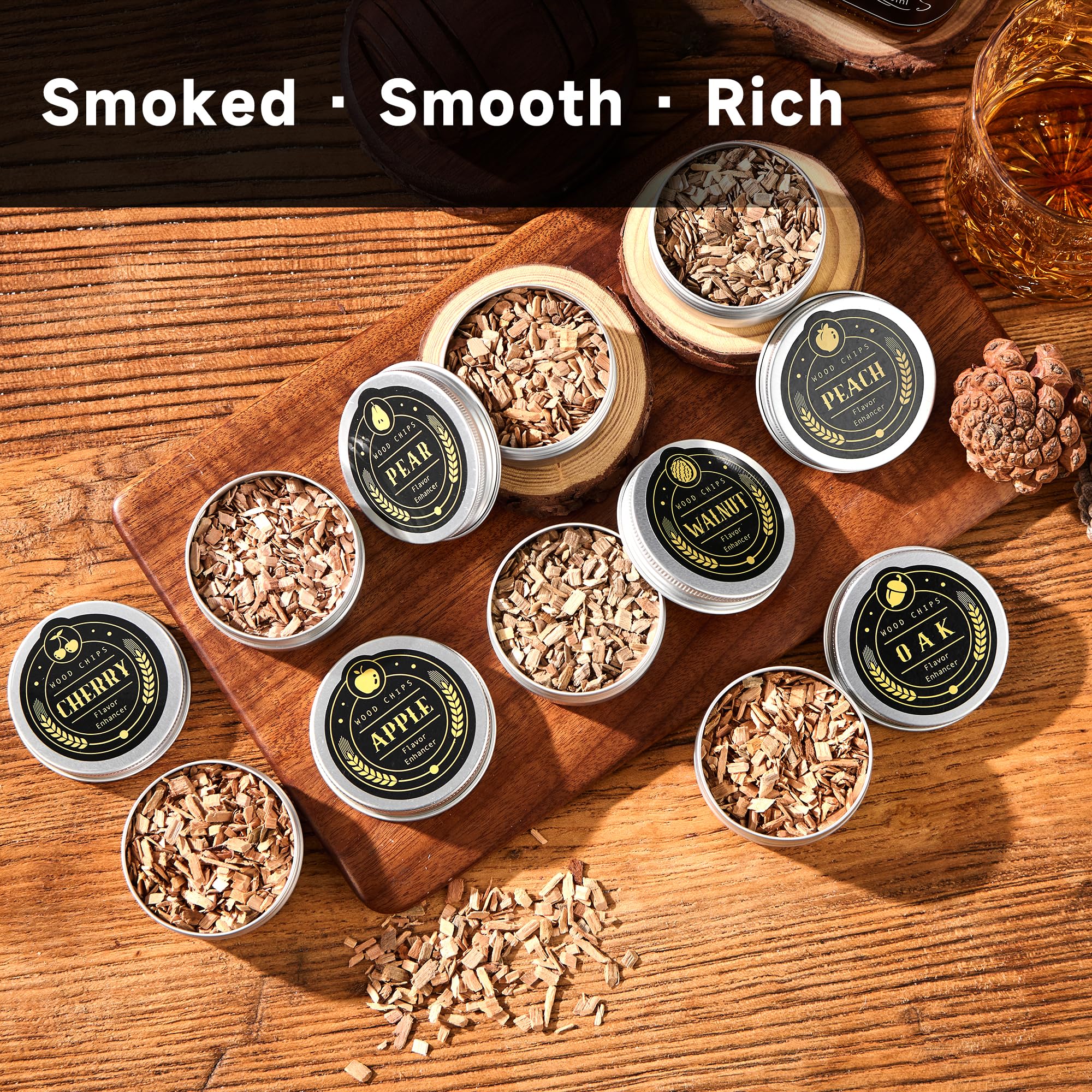ComboJoy smoked Old Fashioned showcasing rich color and enhanced aroma